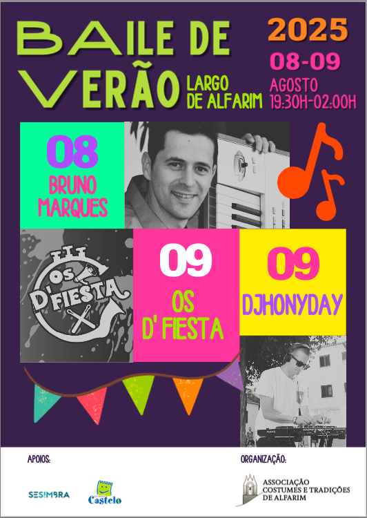 Baile de Verão - 8 e 9 de agosto de 2025